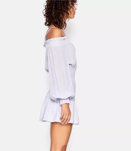 Alice McCall Dress Size 12 US 8 Long Sleeve Mini Dress The Best Dress Pebble - Picture 3 of 12