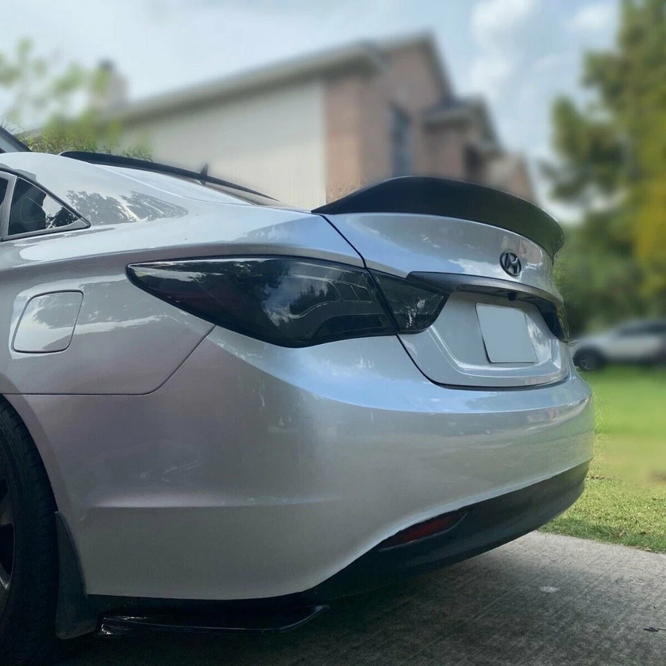 Alerón trasero plano negro 450F para HYUNDAI SONATA YF sedán 2011~2014 Foto 3 de 4