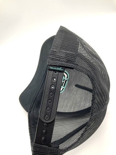 Travis Mathew Pineapples Print Snapback Trucker Mesh Golf Hat Cap Black - Picture 10 of 15