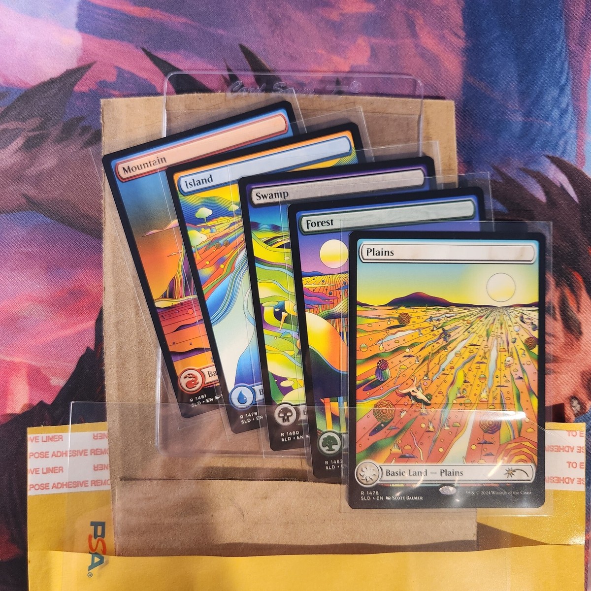 MTG Secret Lair Strange Sands Non-Foil SET Island Mountain Swamp