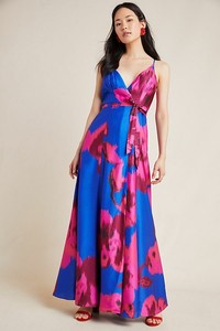 harper floral wrap dress