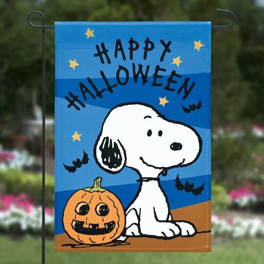 Snoopy Halloween Peanuts Happy Halloween Flag Garden 12X18 Small Size Snoopy Halloween Peanuts Happy Halloween Flag Garden 12X18 Small Size