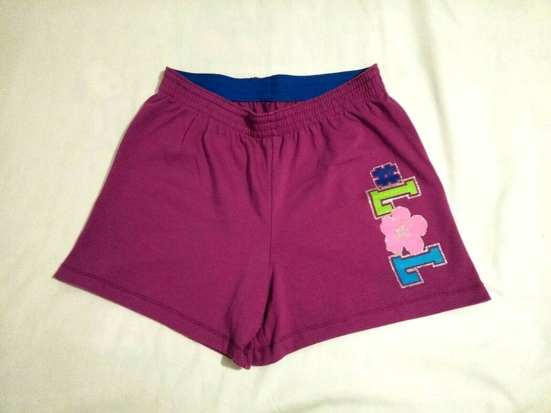 Faded Glory Shorts Girls Size L Color Purple #LOL