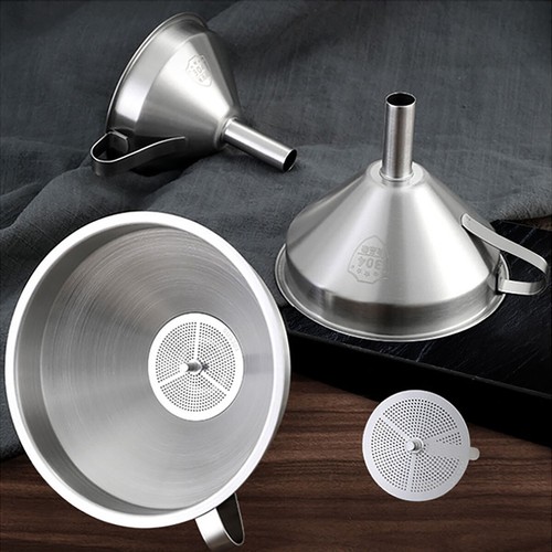 Stainless Steel SS 304 Food Grade Funnel 150mm With Detachable Filter Home Brew - Bild 6 von 6