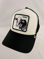 Goorin Bros Hat Cap SnapBack Adjustable The Farm Cash Cow Logo Trucker Style