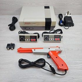 Nintendo NES Action Set Boxed Console + 2 Controllers & Zapper - PAL Tested