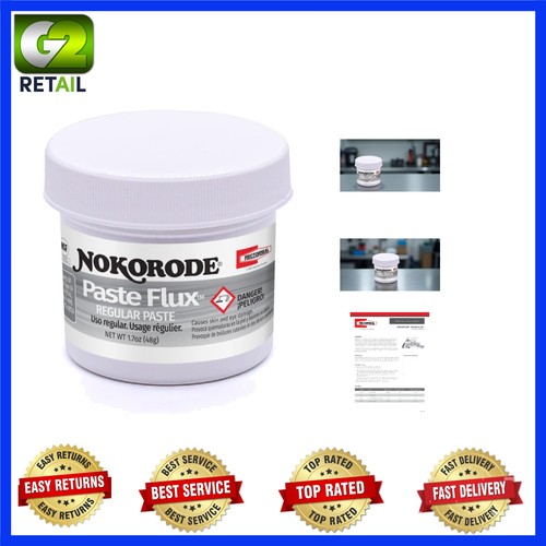 1.7 oz Nokorode Soldering Flux - Acid-Free for Plumbing Applications