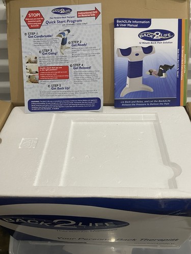 Back2Life Continuous Motion Massager BACK PAIN THERAPY **Most COMPLETE** - NEW - Picture 9 of 16