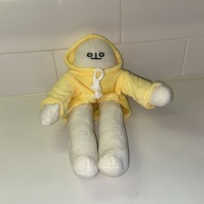 Banana Man Plush Stuffed Cloth Doll Hoodie Magnetic Hands No Tag