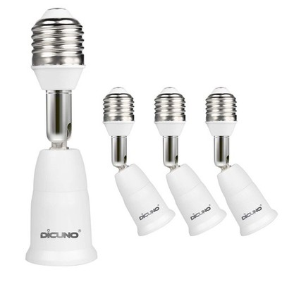 DiCUNO E26 to E26 Socket Extender (9.5CM/3.74IN Extension), Standard Screw Ba...