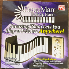 37 Keys Roll Up Keyboard Piano Portable Electric Foldable Piano HOME SCHOOL NIB