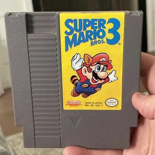 Super Mario Bros 3 - Nintendo NES - Authentic - Tested and Works Free Shipping