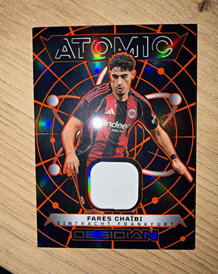 Panini 2025/2026 Obsidian Atomic Patch Farès Chaïbi /149 Eintracht Frankfurt