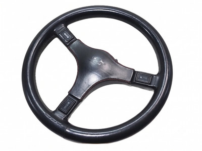 italvolanti ステアリングホイール for mel 黒 italvolanti Formel Black Leather Steering Wheel 355mm 86 Miata NA
