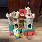 Vintage 1974 Fisher Price Little People Castle 993 King/Queen/Dragon/Knight MORE