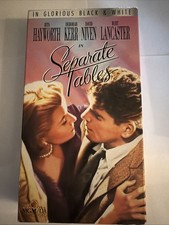 Separate Tables VHS Rita Hayworth Deborah Kerr Burt Lancaster MGM UA Vintage