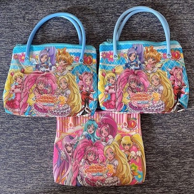 Pretty Cure All Stars Taschen & Beutel Set Mehrfarbig 3er Pack Offiziell