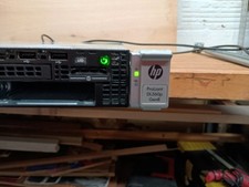 HP ProLiant DL360p Gen8 Server w/ Intel Xeon, 64GB RAM, No HDD, Rails - Preowned