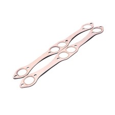 Exhaust Manifold Gasket Set - Car SBC Exhaust Gaskets Oval Port Cop... Fast Ship
