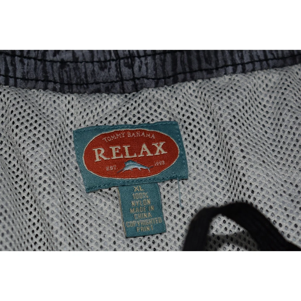Tommy Bahama Bañador Pantalones Cortos Para Hombre Talla XL Gris Nylon Con Bolsillos Foto 4 de 4