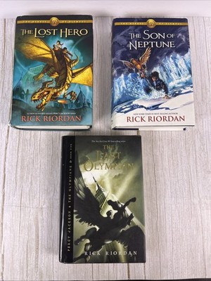 Percy Jackson And The Olympians Lot.  Book 1, 2, & 5 - Rick Riordan 1st E