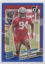 2023 Panini Donruss Rated Rookie Press Proof Blue Calijah Kancey #393 0wp8