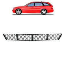 Gitter Blende Stoßstange für MERCEDES E-Klasse W211 S211 Facelift 06-09 Mitte