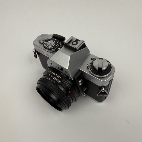 Minolta XD5 35mm SLR Film Camera w/ MD Rokkor-X 45mm f/2 Prime Lens Japan - Picture 2 of 18