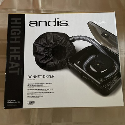 Andis 80610 500-Watt Ionic Professional Bonnet Hair Dryer, Black, 1 Count.