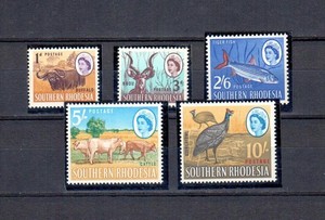 Southern Rhodesia Stamp, 1964, Sc.95-108, incompl. MNH