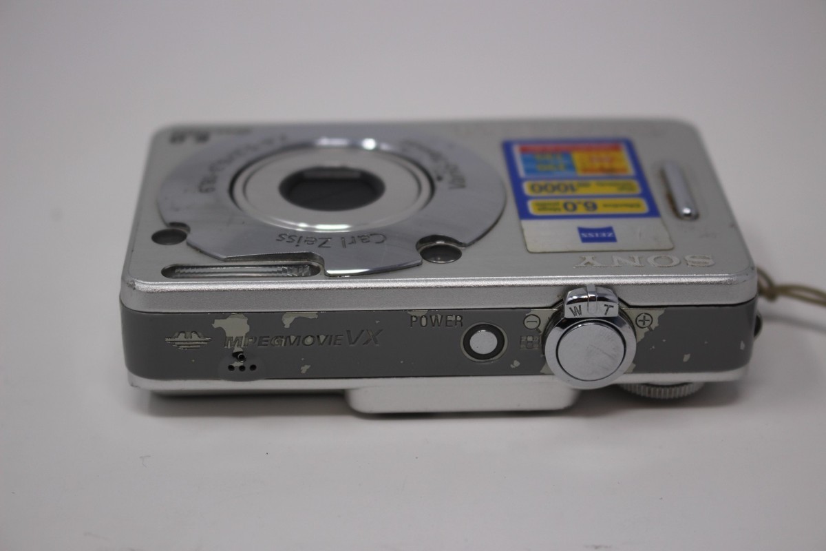 Sony Cyber-shot DSC-W50 6.0MP Digital Camera - Silver for sale