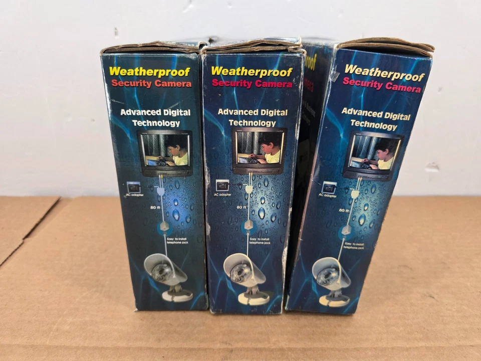 IP 56 Weatherproof Security Camera To TV Color W/ Night Vision & Mic New In box - Image 4 of 4