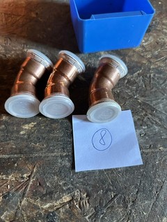 Geberit Mapress Fittinge 28er 45° Bögen 3 Stück