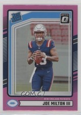 2024 Panini Donruss Rated Rookie Optic Preview Pink Prizm Joe Milton III 16hs
