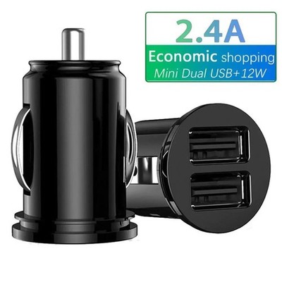 Fast Car Charger 2 USB Port for iPhone Samsung Cigarette Lighter Socket Adapter