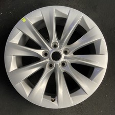 Tesla Model S Silver OEM Wheel 19” 2016-2020 Factory Original Rim 1059337 97755