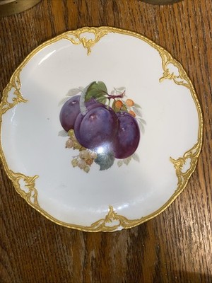 KPM Berlin ''Fruit and Flower'' cabinet plate