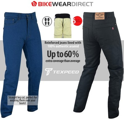 Motorrad Motorrad Jeans Hose gefüttert mit Aramid CE Schutz Biker Rüstung
