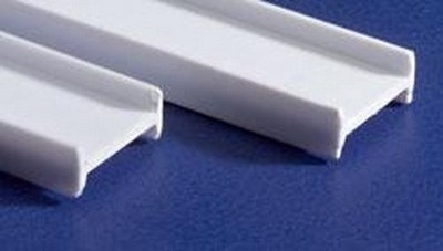 Evergreen Scale Models 271 .060'' x 14'' Polystyrene I-Beams (Pack of 4)