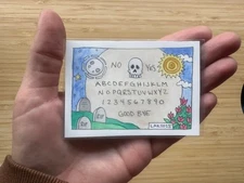 Original ACEO Art – Communicate with Spirit -Watercolor by Leslie Ann Kraemer