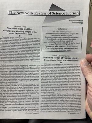 Single Issue: The New York Review Of Science Fiction Number 54 2/1993