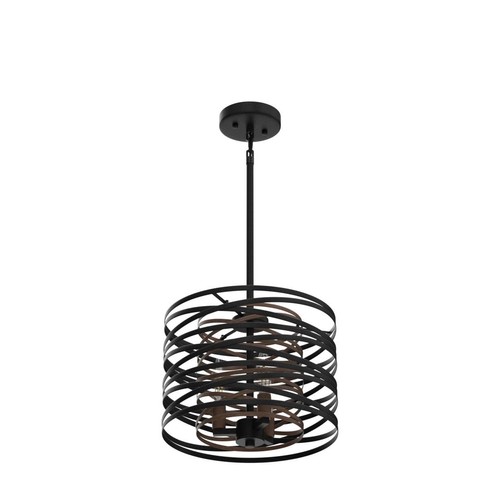 12.6'' Farmhouse Chandeliers for Dining Room, 3-Light Industrial Metal Hangin... - Picture 4 of 8
