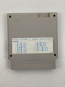 Micro Genius SUPER BATMAN 2 Famiclone Convertor Nes Tv Game Cartridge Taiwan