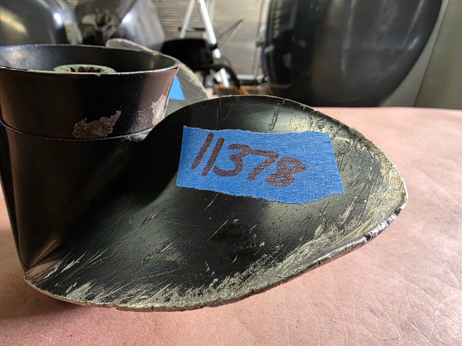 ALUMINUM 10 3/8" X 13P MERCURY BLACK MAX PROP, 48-19640A40P13, 10 SPLINE, P11378