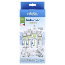 Dr. Brown's Natural Flow Anti-Colic Options Narrow Neck, 4 oz/120 mL, 4 Pack