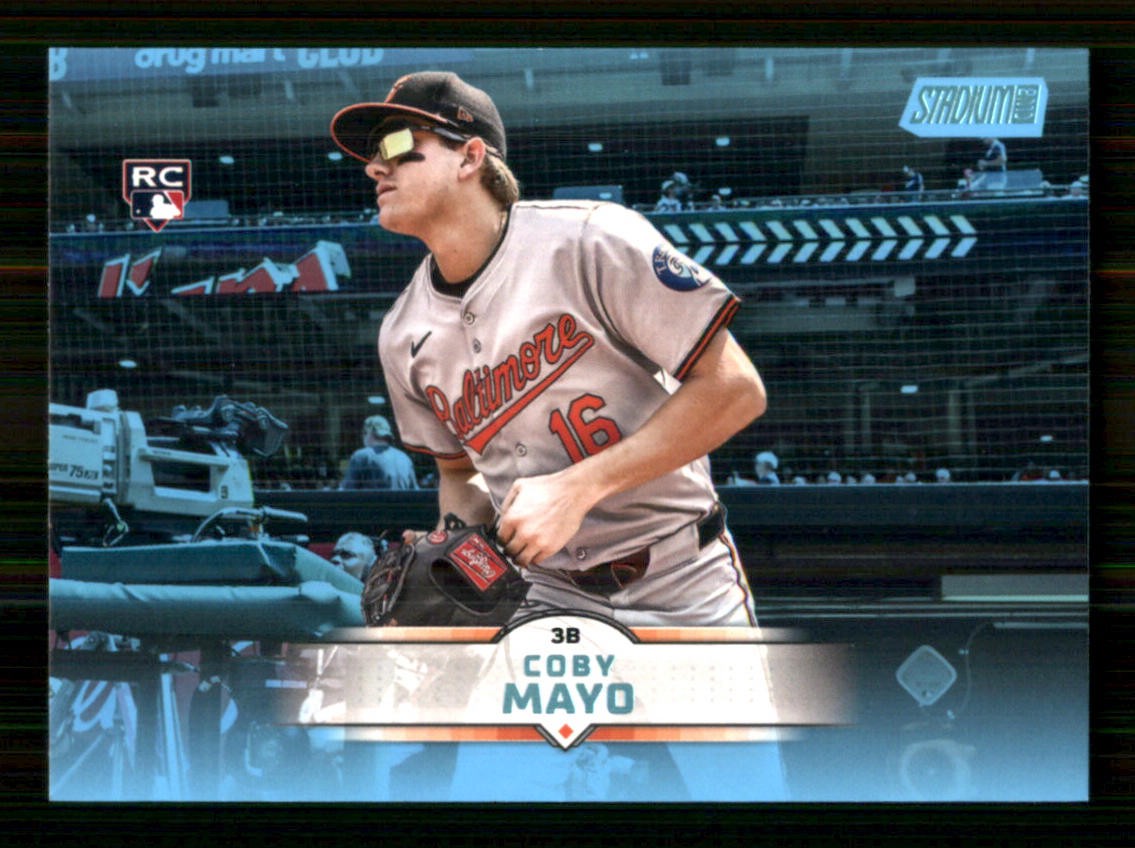 2025 Stadium Club Light Blue Foil #62 Coby Mayo RC Baltimore Orioles 7012