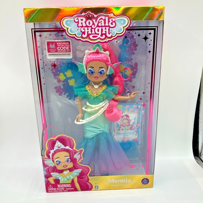Royale High Mermia Doll - CODE INCLUDED - Water Fairy Mermia Wings
