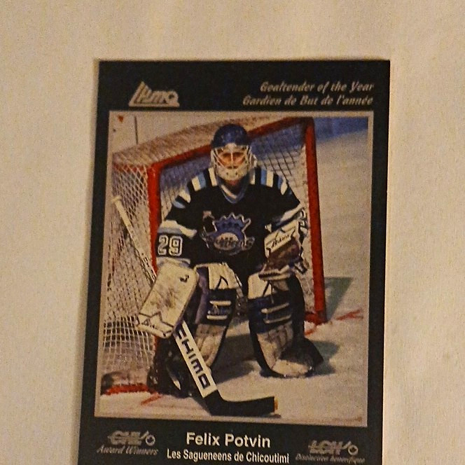 Cooper CHL Award Winners Felix Potvin Les Sagueneens Chicoutimi #26
