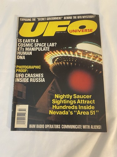 Vintage Summer 1992 UFO UNIVERSE V2-2 Magazine Aliens Flying Saucers Excellent - Picture 1 of 10