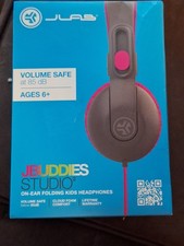 JLab JBuddies Kids Headphones , Pink Wired New Imperfect Box